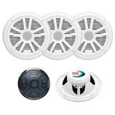 Boss Audio MG250W.64-D-1 Kit w/MGR150B & 2 Pairs of MR6W Speakers